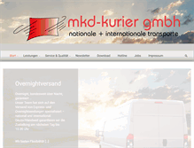 Tablet Screenshot of mkd-kurier.de